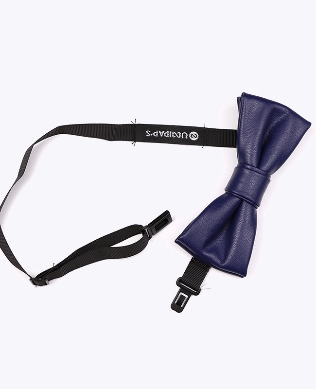 Noeud Papillon Bleu Roi Homme en Cuir «Achille»