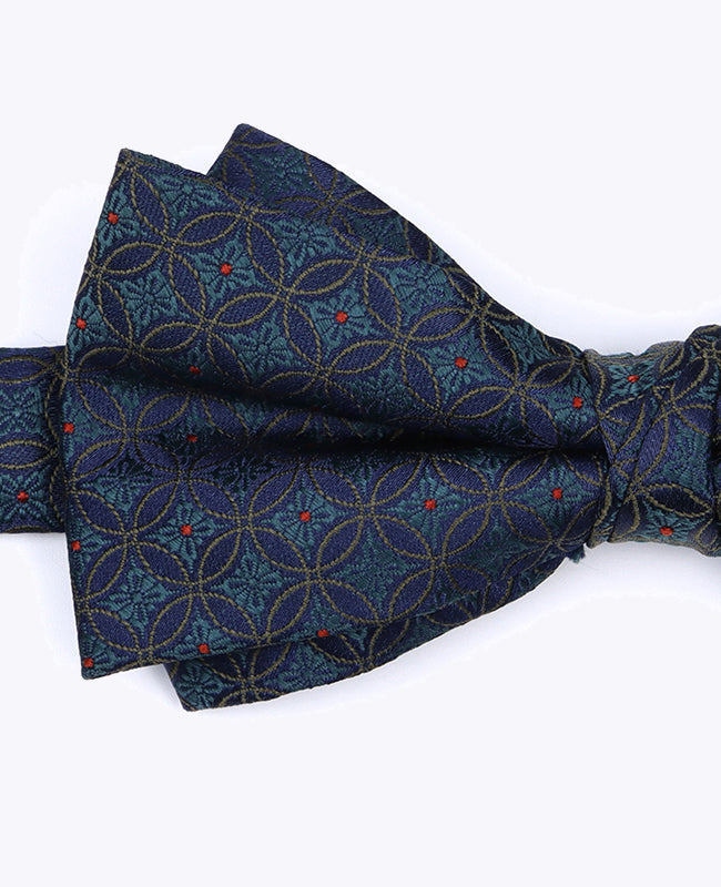 Noeud Papillon Bleu n°2 à Motifs Homme en Polyester «Edmond»