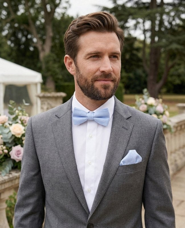 Noeud Papillon Bleu n°3 Homme en Coton «Edgard»