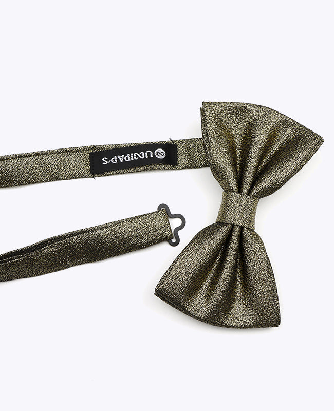 Noeud Papillon à Paillettes Noir n°3 Homme en Polyester «Isidore»