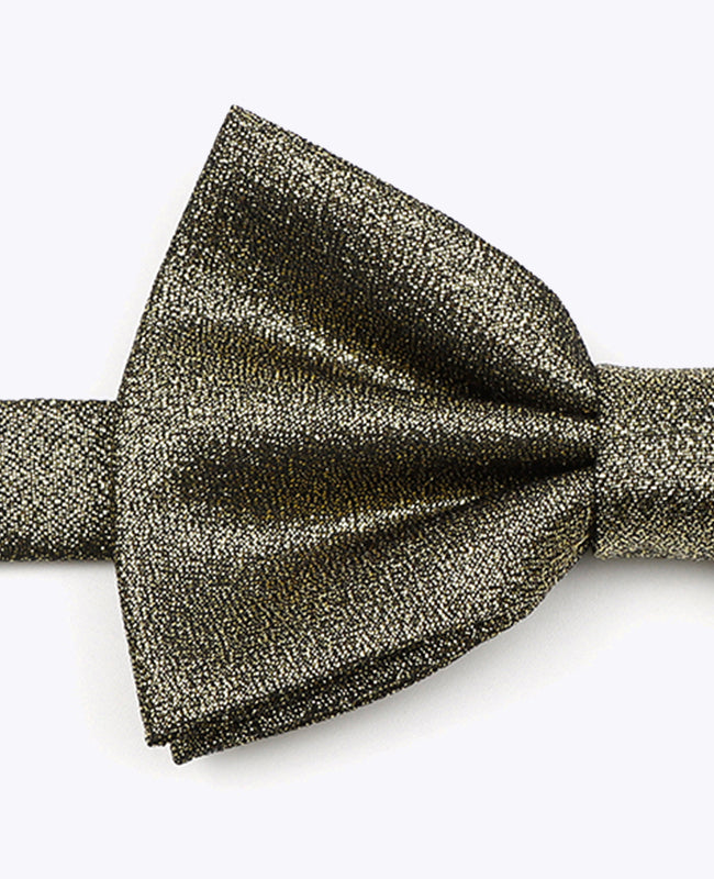 Noeud Papillon à Paillettes Noir n°3 Homme en Polyester «Isidore»