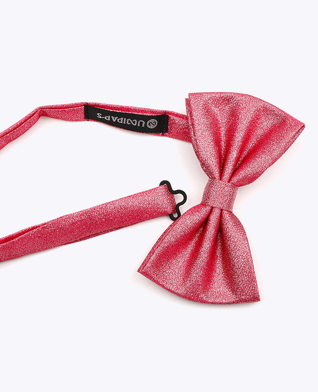 Fluga med Paljetter Röd n°1 Herr i Polyester | Isidore - Unipap's