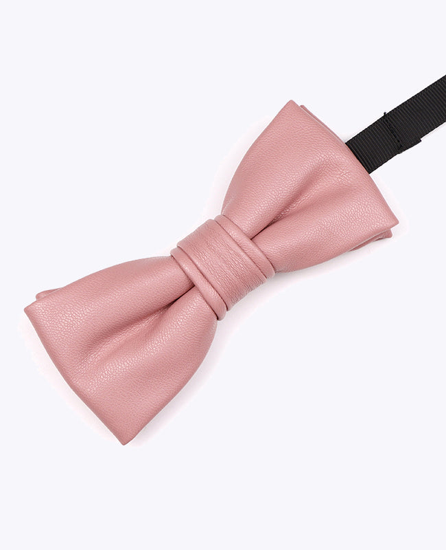 Noeud Papillon Rose n°2 Homme en Cuir «Achille»