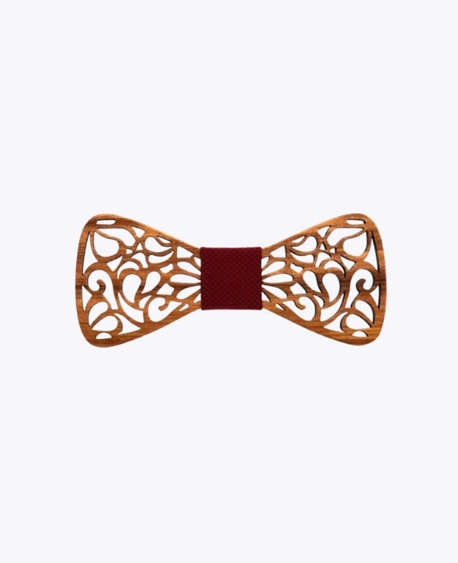 Noeud Papillon Rouge Enfant en Bois «Hercule»