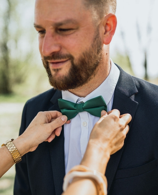 Fluga Grön nr 1 Herr i Polyester «Jules»