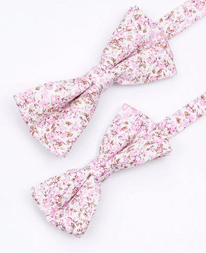 Noeuds Papillon Liberty Rose n°4 Père & Fils en Coton «Gaspard»