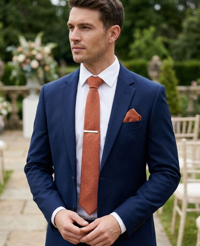 Pince à Cravate Argent en Métal «Victor»