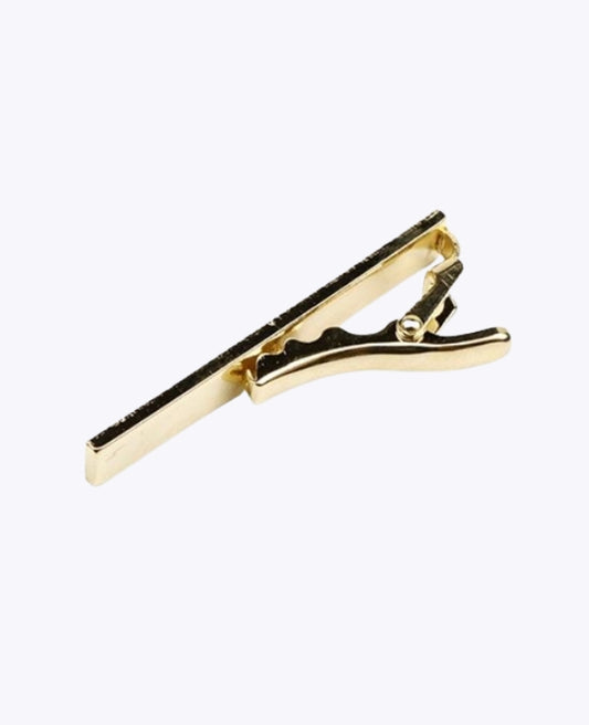 Pince à Cravate Doré en Métal