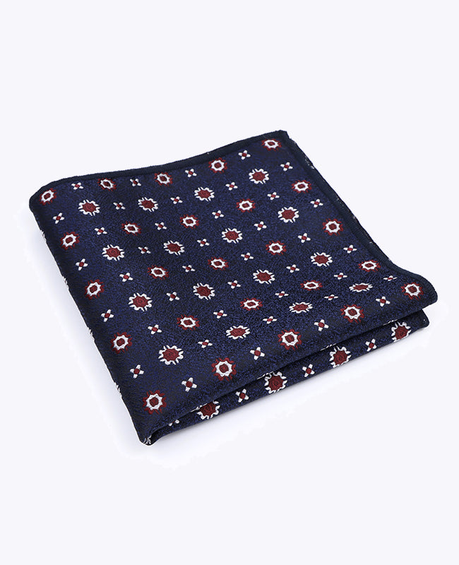 Bröstnäsduk Blå nr 1 med Mönster i Polyester «Edmond»