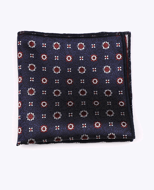 Bröstnäsduk Blå nr 1 med Mönster i Polyester «Edmond»