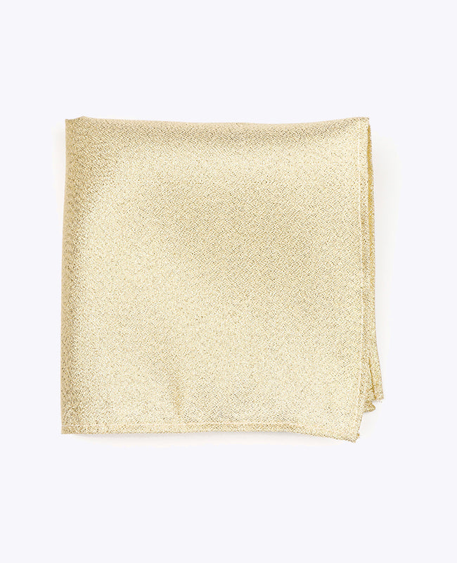 Kavajnäsduk med Glitter Guld n°2 i Polyester | Isidore - Unipap's