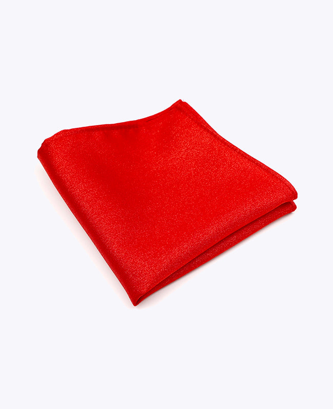 Kavajnäsduk med röda paljetter nr 1 i polyester | Armand - Unipap's