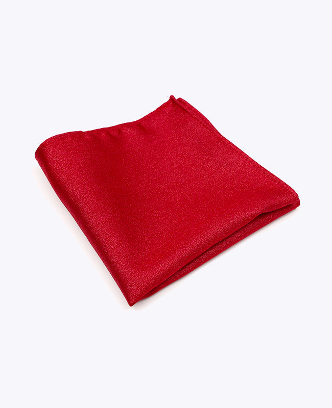 Bröstnäsduk med paljetter Röd nr 2 i polyester 
