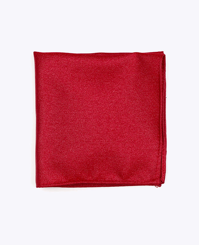 Kavajnäsduk med röda paljetter nr 2 i polyester | Armand - Unipap's