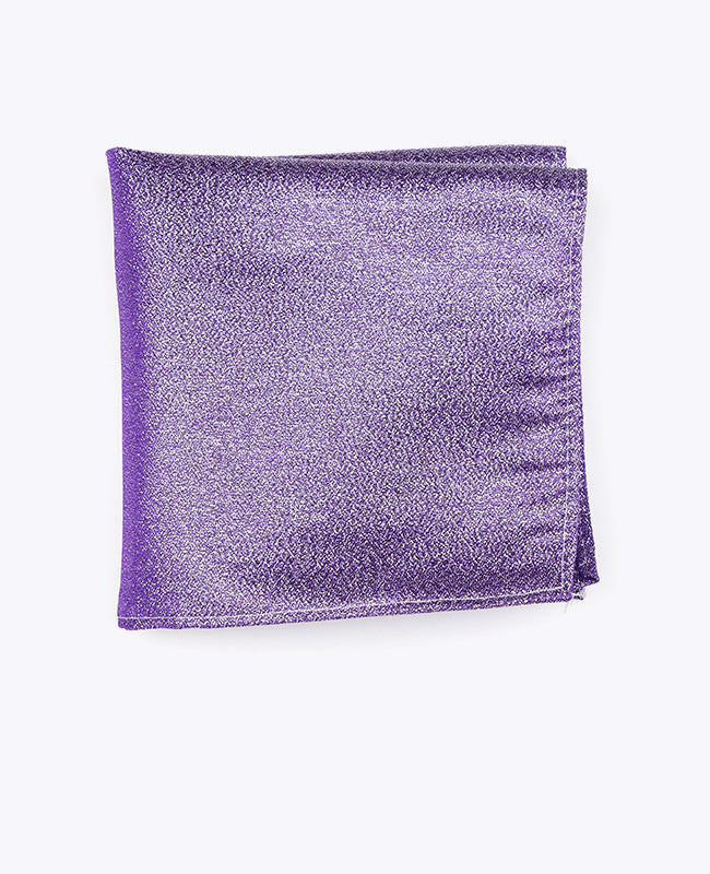 Pochette de Costume à Paillette Violet n°2 en Polyester | Isidore - Unipap's