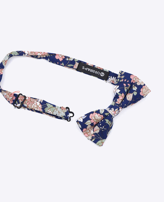 Noeud Papillon Liberty Bleu n°3 Homme en Coton | Charles - Unipap's