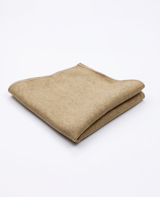 Pochette de Costume Marron n°3 en Effet Velours | Simon - Unipap's